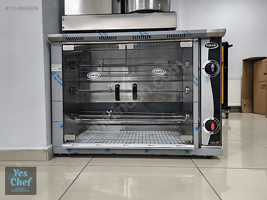 Set Üstü Piliç Makinesi 15li Doğalgazlı CE Belgeli - Pişirme