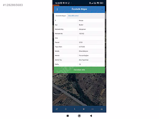 METE EMLAK'DAN SATILIK HESAPLI BAHÇE #1282865683