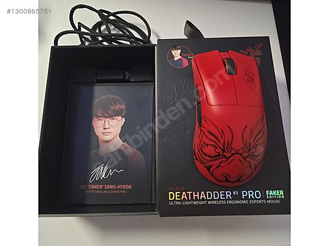 Razer DeathAdder V3 Pro Faker Edition - Razer Oyuncu Mouse