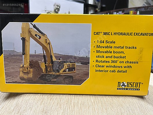 Norscot Diecast Model 1/64 Caterpillar Ekskavatör İş Makinesi