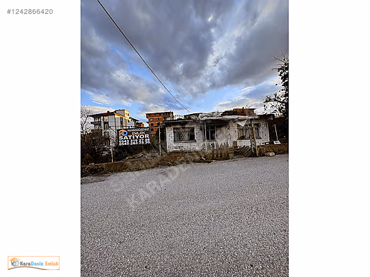 KARADENİZ EMLAKTAN DENİZ MANZARALI İMARLI ARSA #1242866420