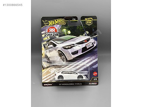 HOTWHEELS RONIN RUN HONDA CIVIC TYPER WHİTE YURT DIŞI on