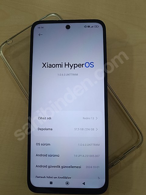 Redmi 13 3 haftalık cihaz