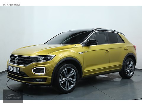 volkswagen t roc 1 5 tsi r line furkan oto dan boyasiz ciftrenk t roc r line 1 5tfsi 150hp dsg at sahibinden com 977866951