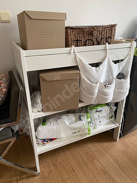 ACIL IKEA Gulliver Bebek Alt Değiştirme Masası Beyaz