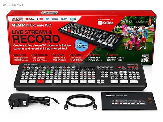 Blackmagic Design ATEM Mini Extreme ISO sahibinden.comda - 1322867374