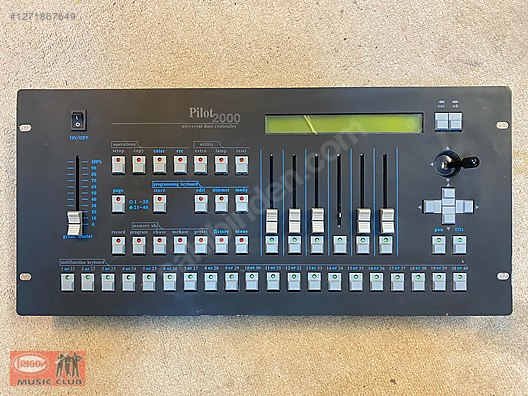 Pilot 2000 DMX Işık Masası sahibinden.comda - 1271867649