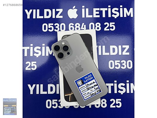 Resim Apple iPhone 16 Pro Max İkinci El TR | 256 GB | Natürel Titanyum İkinci El İPHONE 16 PRO MAX 20 AY GARANTİLİ -YILDIZ İLETİŞİM-