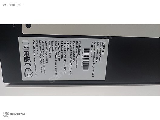 Güneş Enerjisi Sistemi - Güneş Enerjisi Sistemi Seti 5000W Inverter + 100W Panel + 12V