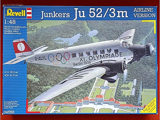 LUFTHANSA & BEA Junkers Ju 52/3m | Revell 1:48 Model Kit on