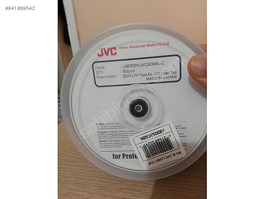 Jvc 25 Gb Kapasiteli 50 Adet Bos Blu Ray Disk R At Sahibinden Com