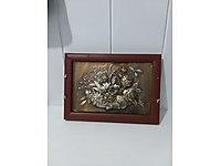 bakır kabartma tepsi kusurlarını çektim