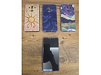 Temiz Huawei Mate 10 pro aksesuarlarıyla