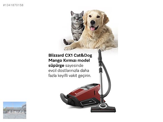 YAMAN HOME DEN MIELE BLIZZARD CX1 CAT&DOG TORBASIZ SÜPÜRGE