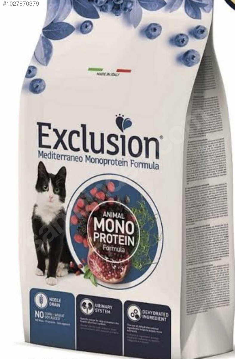 Mama / Exclusion Monoprotein Düşük Tahıllı Kısırlaştırılmış Kedi Maması