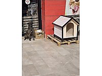 Taşınabilir hafif beton köpek kulübesi #1283870455