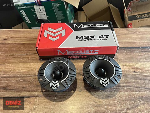 ugm10弾daセット　mm4sec5 Hoparlör / Tweeter / Macoustic 10 cm SPL Tweeter MSX 4T 60 Rms