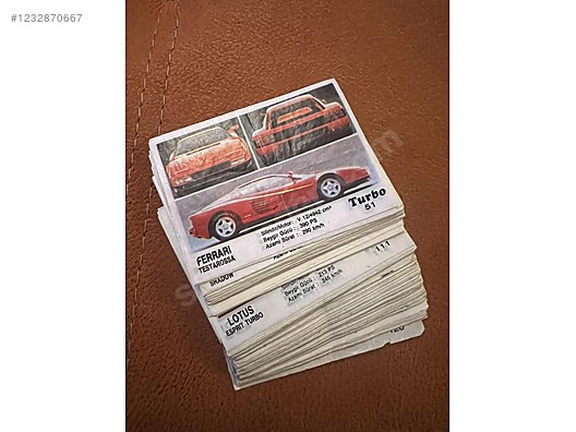 TURBO SAKIZ KAĞITLARI (ikinci seri) on sahibinden.com - 1232870667