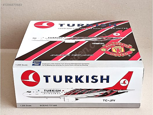 うゆ 1/200 BlueBox Diecast Model Yolcu Uçağı - 1296870683