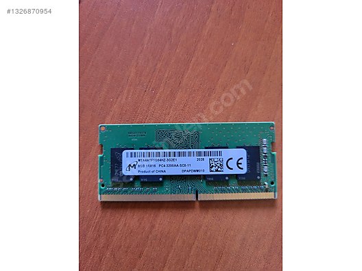 Micron 8 GB DDR4 3200 Mhz Ram sahibinden.comda - 1326870954