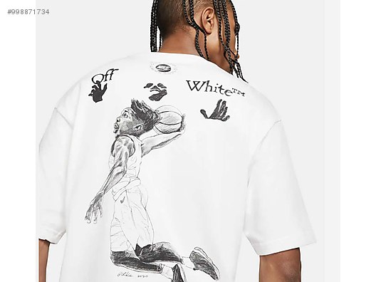 jordan x off white tee shirt