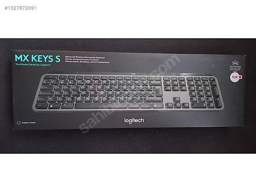 Logitech MX Keys S Kablosuz Klavye Sıfır gibi - 1 ay kullanıldı on