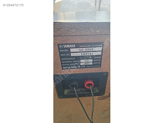 YAMAHA NS-9393 japan 38cm bass - İkinci El Yamaha Set Hoparlörü