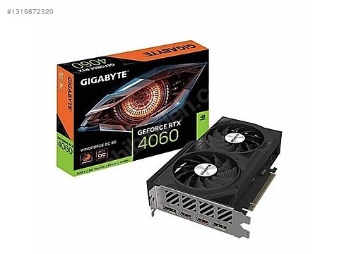 Gigabyte GeForce RTX 4060 WINDFORCE OC 8GB Ekran Kartı on