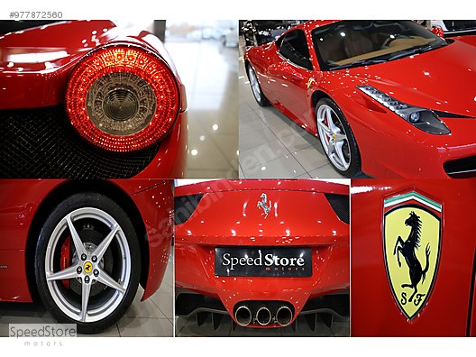 Ferrari / 458 / Italia / BOYASIZ FERRARİ 458 İTALİA FER-MAS GARANTİLİ ...