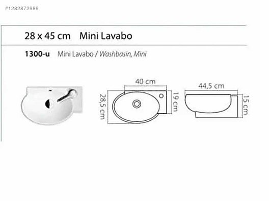 Mini Lavabo(banya-karavan-tekne) - Vitrifiye ve Yapı Malzemeleri sahibinden.com'da