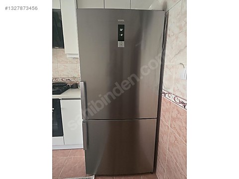 Temiz Vestel İnox Alttan Donduruculu XL Buzdolabı - İkinci El