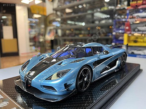 koenigsegg アゲーラ One 1/18スケール ミニカー ブルー Frontiart Diecast Model 1:18 Koenigsegg Araba - 1313873590