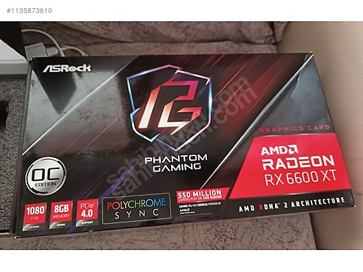 Amd radeon rx 6600 xt phantom gaming d 8gb oc - ASRock Ekran Kartı