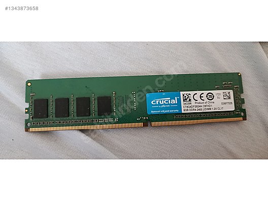 Crucial 8GB 2400MHz CL17 CT8G4DFS824A DDR4 Ram sahibinden.comda