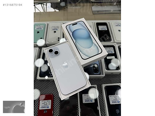 Apple / iPhone 15 / İPHONE 15 128GB MAVİ PİL%84 HATASIZ APPLE TR+