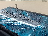 1/700 WAR SHİP US Navy Destroyer DD412 HAMMANN Savaş Gemisi #1282875348