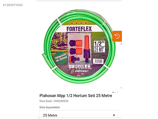 Verve Hortum Makarası ve Forteflex 25 m Hortum Yepyeni - Dış & Bahçe Işıklandırma ve Yapı Malzemeleri sahibinden.com'da