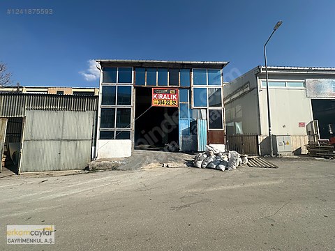 İVEDİK OSB 'DE KİRALİK İŞ YERİ ERKAM ÇAYLAR GAYRİMENKUL'DEN