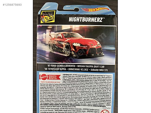 Hot wheels nightburnerz supra'lı 5 li set on sahibinden.com