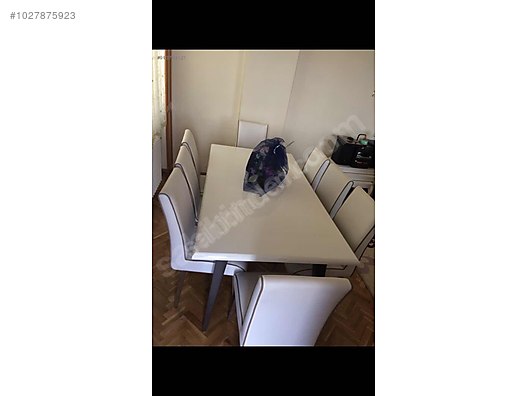 ERGÜL MARKA 8 KİŞİLİK MASA VE SANDALYE TAKIMI Ergül Mobilya Masa