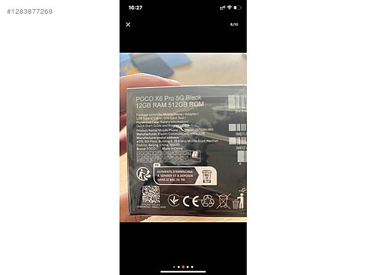 İkinci El ve Sıfır Alışveriş / Cep Telefonu & Aksesuar / Cep Telefonu / Xiaomi / Poco X6 Pro