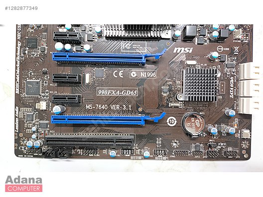MSI 990FXA-GD65 AM3+ AMD 990FX/SB950 DDR3 2133MHz (O.C.) Anakart - Anakart ve Tüm Masaüstü Bilgisayar Parçaları sahibinden.com'da