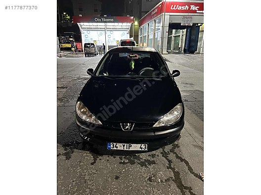 Peugeot 206 1 4 X Line 147 XXX km siyah inci at sahibinden  