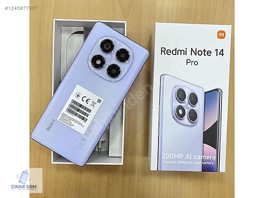 İkinci El ve Sıfır Alışveriş / Cep Telefonu & Aksesuar / Cep Telefonu / Xiaomi / Redmi Note 14 Pro