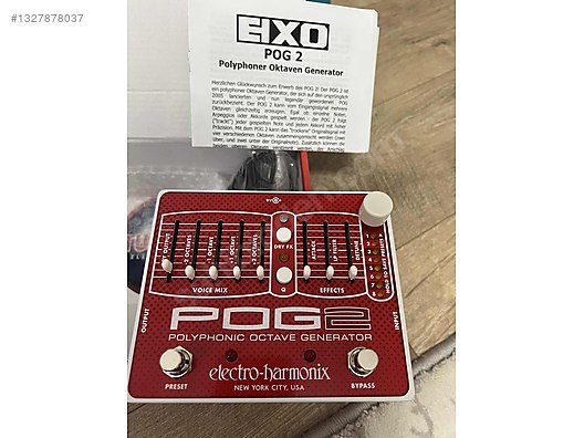 POG2 Electro-Harmonix SIFIR KUTUSUNDA HİÇ KULLANILMADI - Efekt
