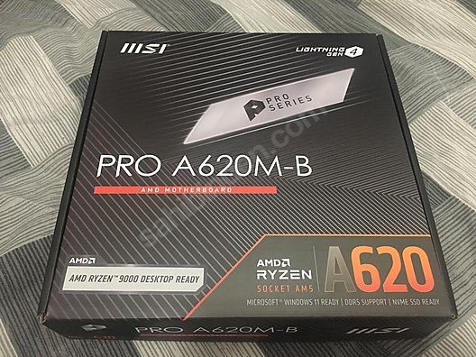 MSI PRO A620M-B AM5 DDR5 6800MHZ Anakart - Anakart ve Tüm Masaüstü Bilgisayar Parçaları sahibinden.com'da