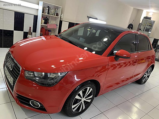 audi a1 1 6 tdi attraction sportback kirmizi renk ve sunroof ayricaligiyla audi a1 at sahibinden com 909878146