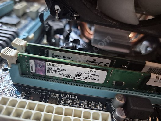 Masaüstü Bilgisayar - Anakart 1155 pin anakart + işlemci + ram set Anakart Anakart