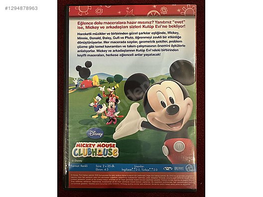 Mickey Mouse Club House İngilizce Eğitici DVD Seti - Görsel Eğitim