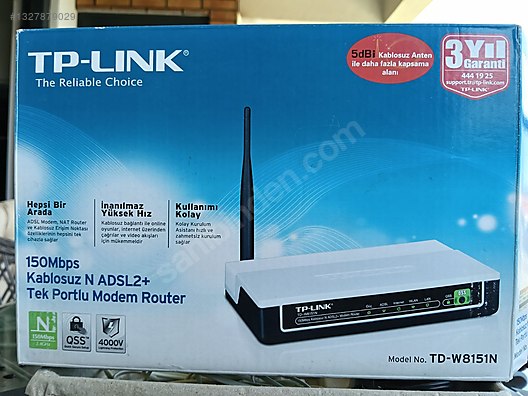 TP-LINK TD-W8151N Modem sahibinden.comda - 1327879029